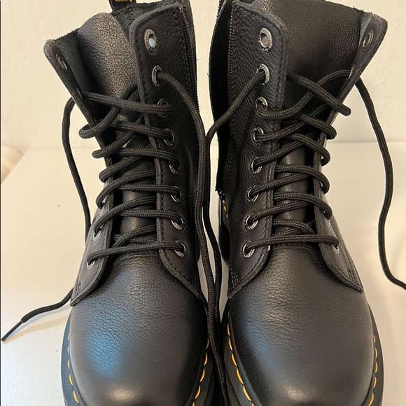 Dr. Martens Jadon III Pisa Leather Platform Boots - Picture 2 of 6